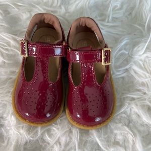 Stride Rite leather Lined Red Mary Jane Shoes